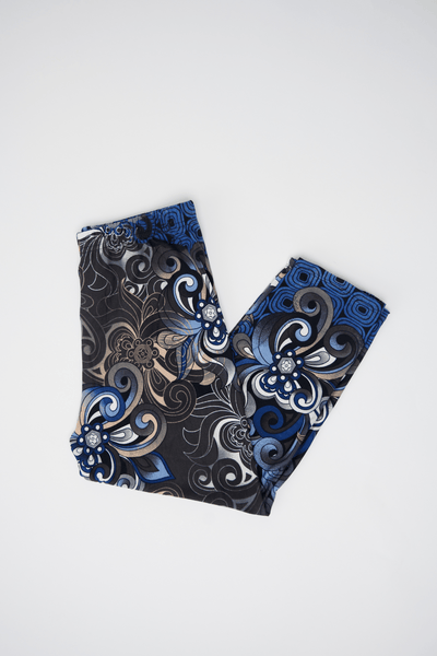 oolala Capri Blue Raven Capri 🦋 oolala ButterflySoft™ | Blue Raven Capri Limited Edition Women's Leggings