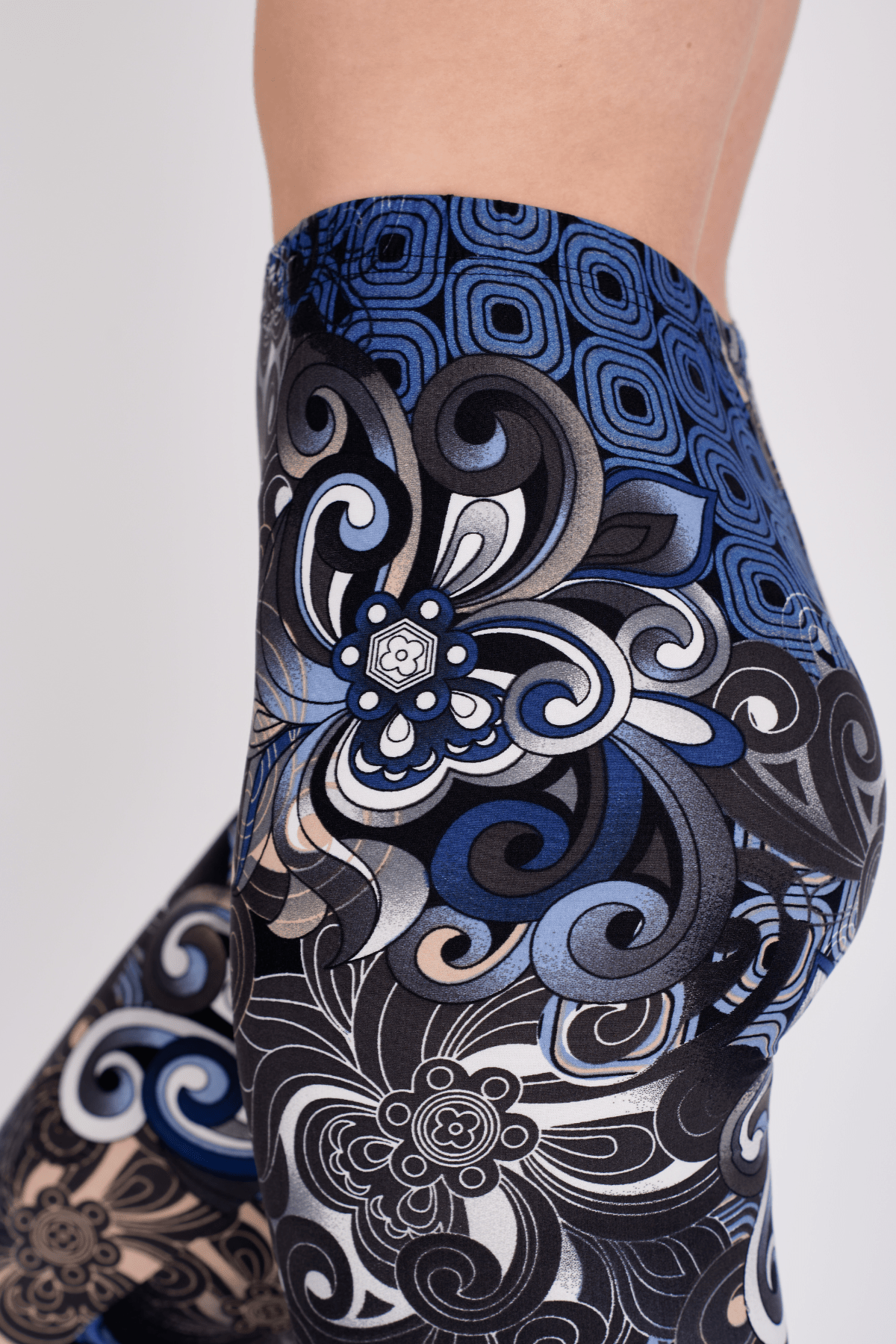 oolala Capri Blue Raven Capri 🦋 oolala ButterflySoft™ | Blue Raven Capri Limited Edition Women's Leggings