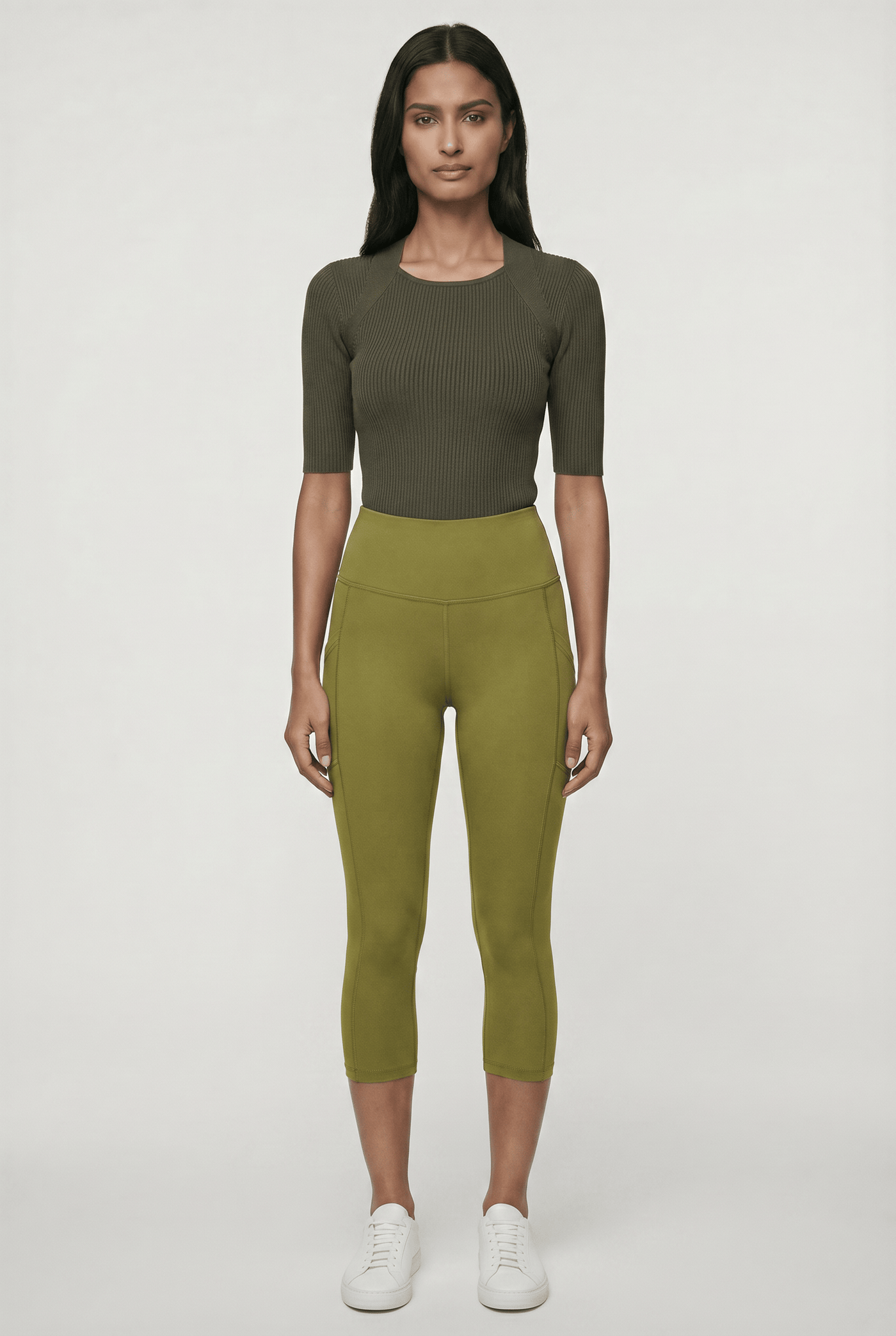 oolu™ High-Rise Capri with Pockets | OOLALA®
