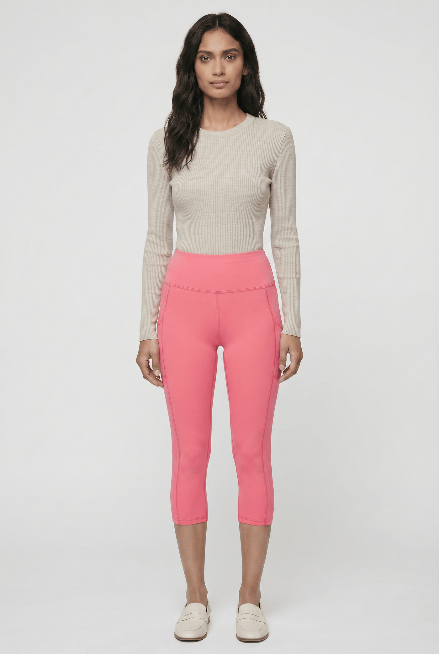oolu™ High-Rise Capri with Pockets | OOLALA®