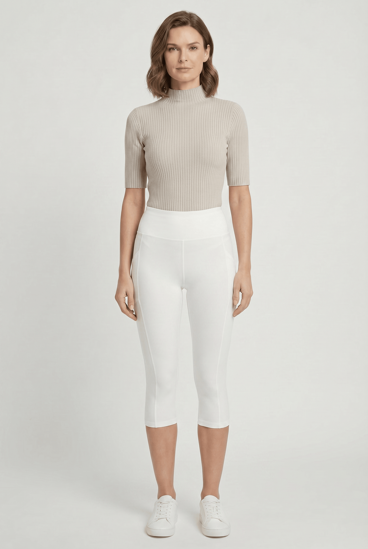 oolu™ High-Rise Capri with Pockets | OOLALA®