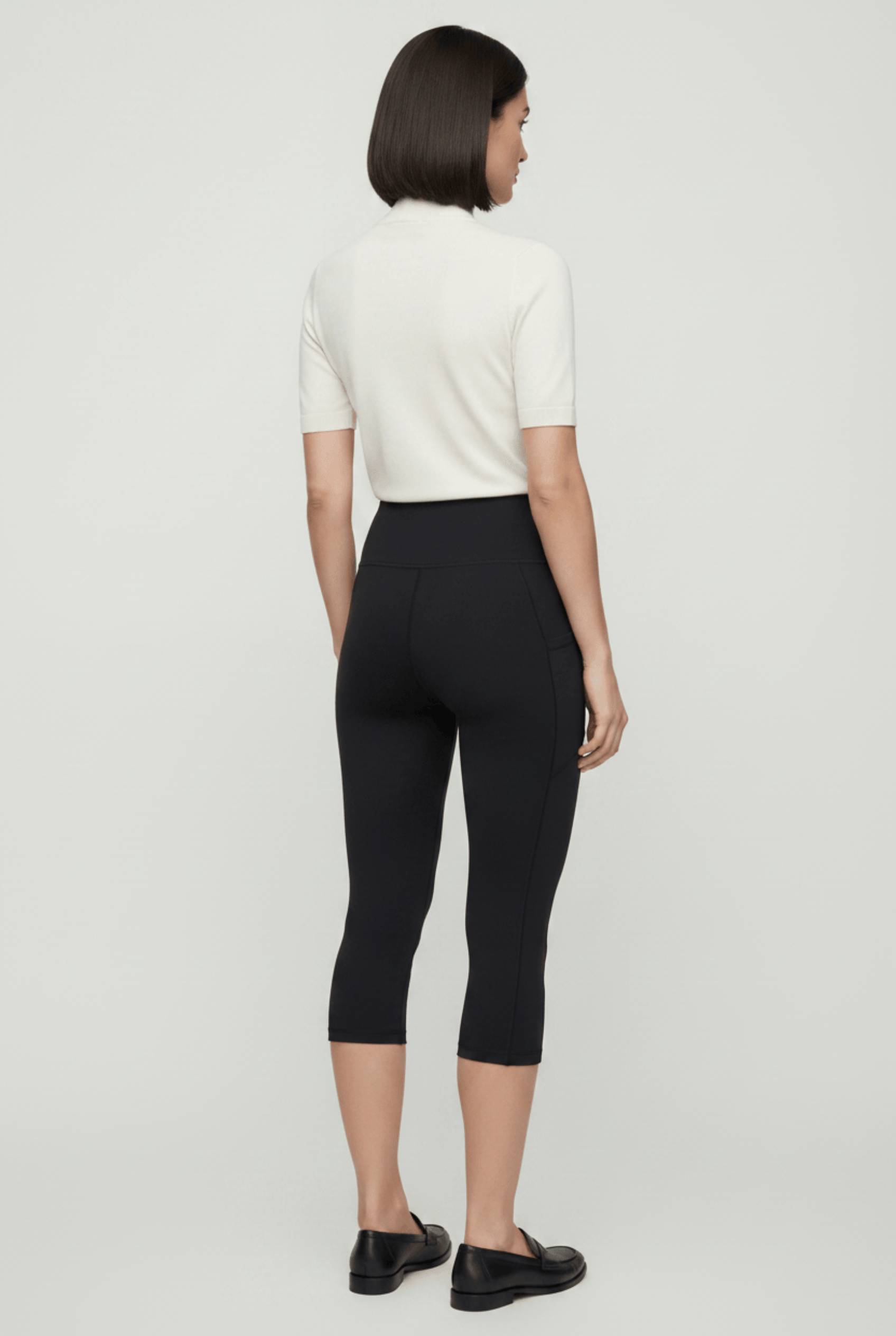 oolala Capri oolu™ High-Rise Capri with Pockets oolu™ High-Rise Capri with Pockets | OOLALA® #color_black