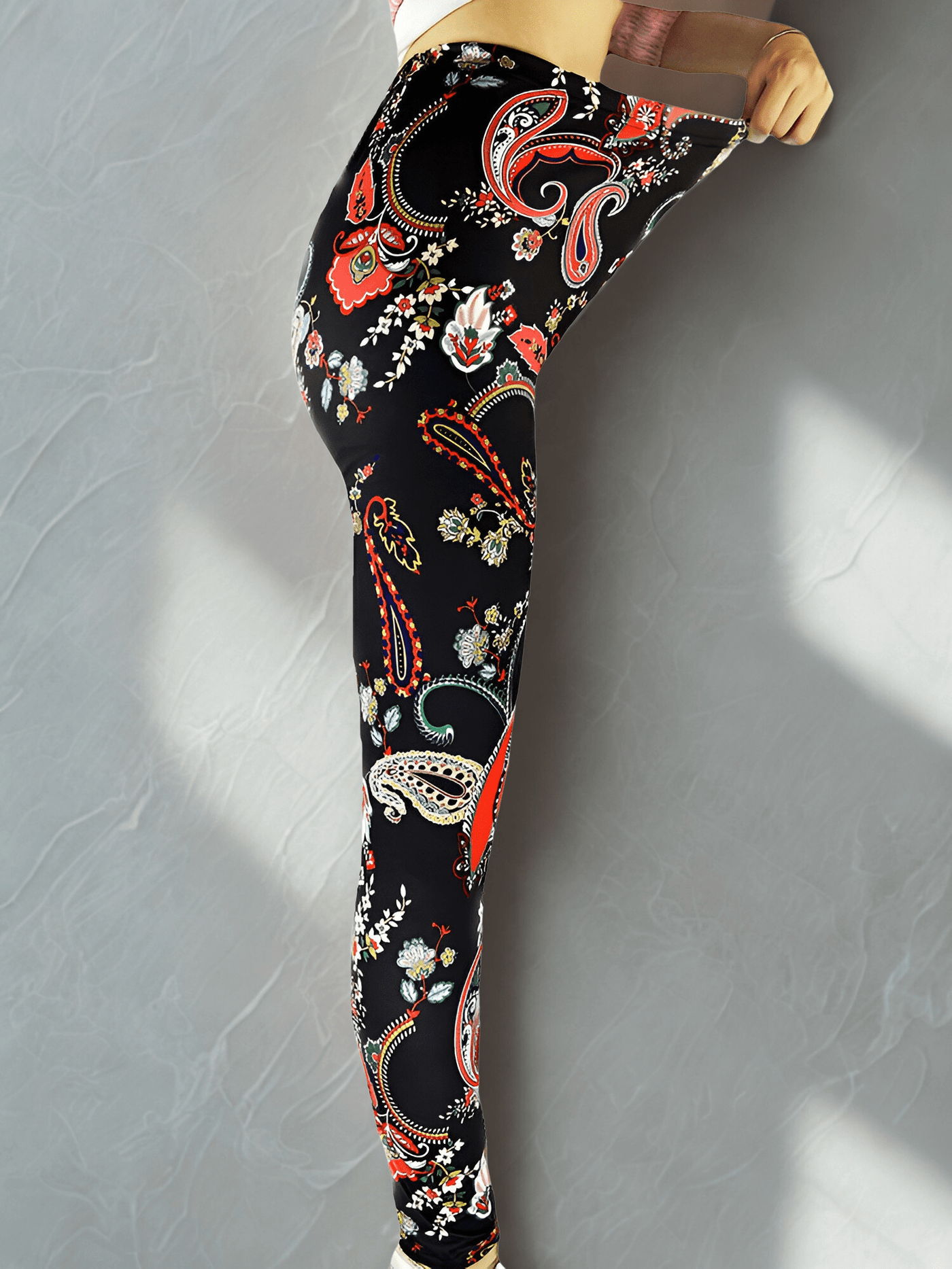 oolala Leggings Crimson Garden Crimson Garden