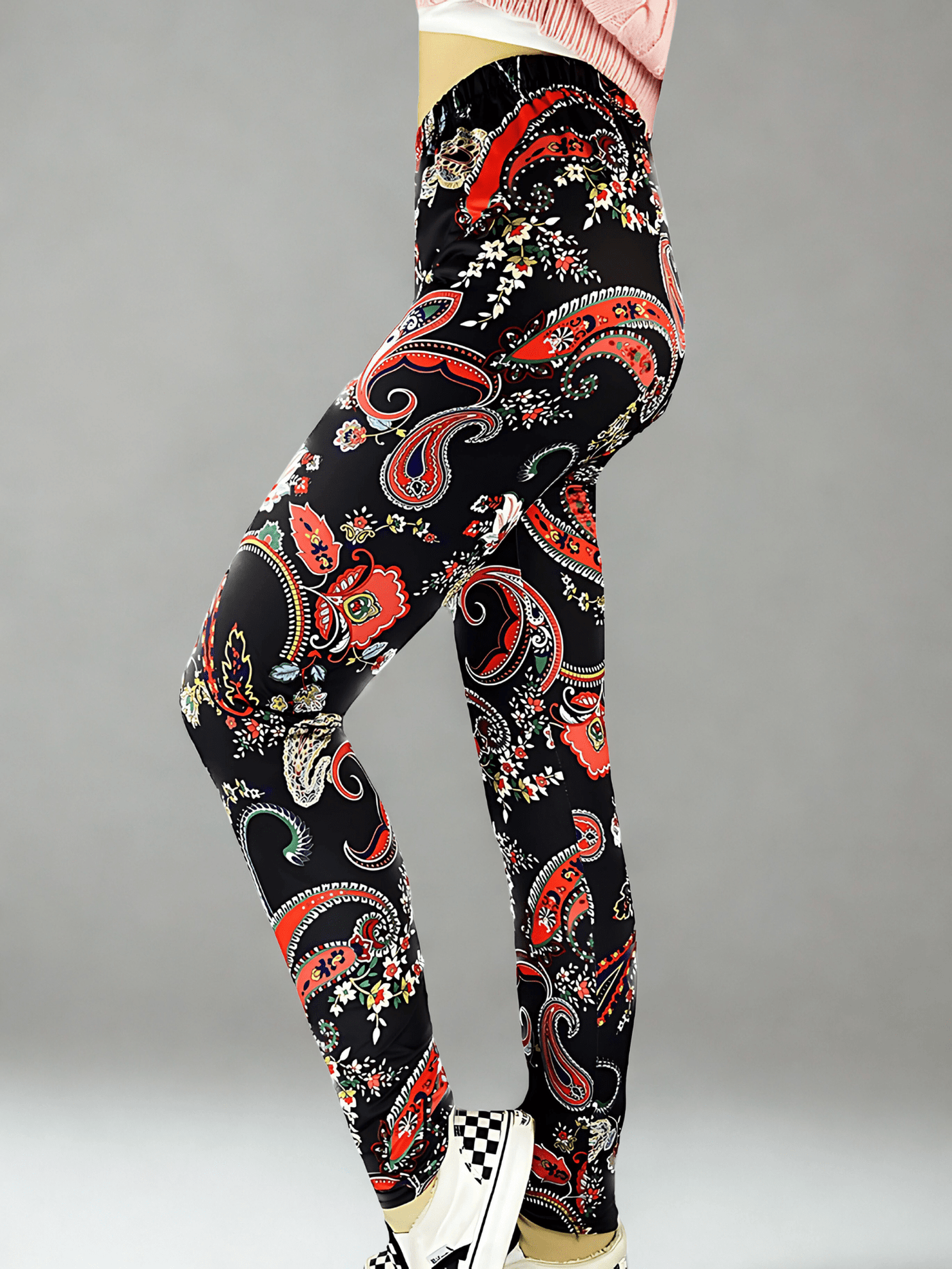 oolala Leggings Crimson Garden Crimson Garden