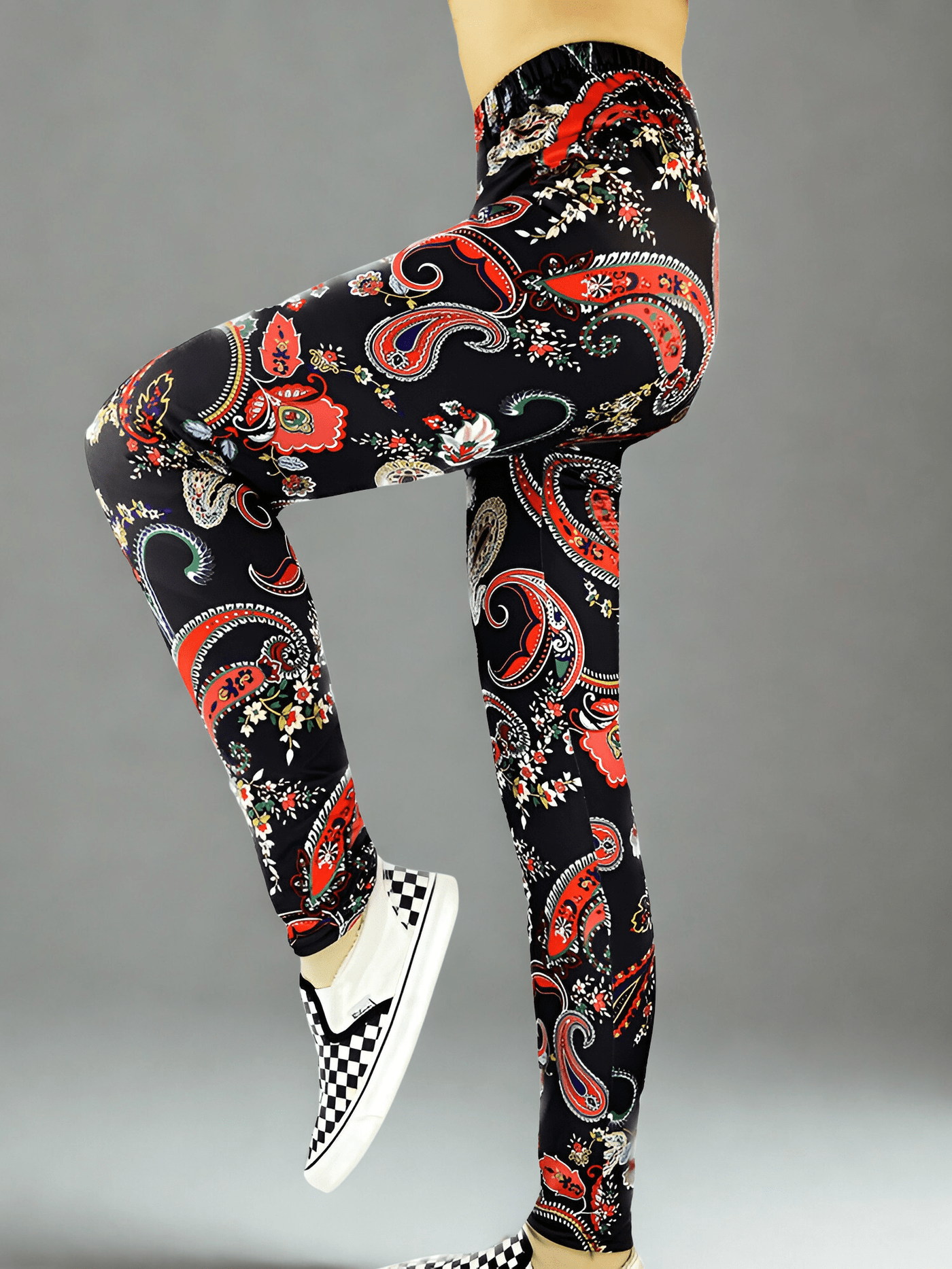 oolala Leggings Crimson Garden Crimson Garden