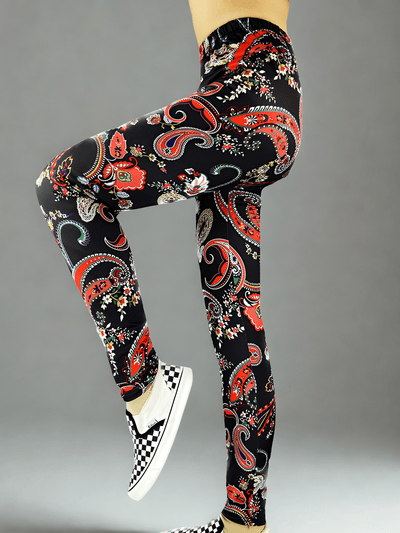 oolala Leggings Crimson Garden Crimson Garden