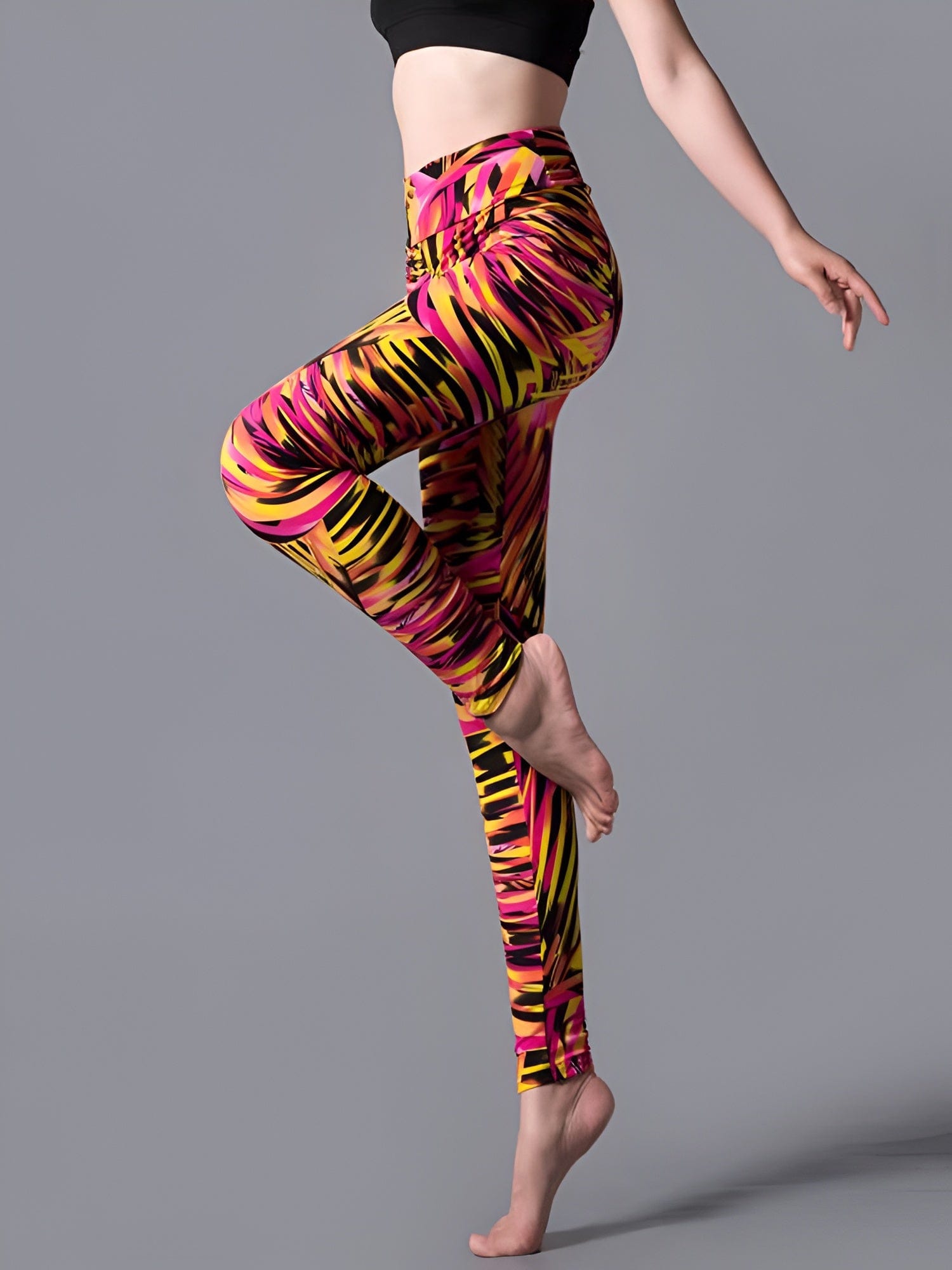 oolala Leggings Heatwave Stripe Yoga Band Heatwave Stripe Yoga Band