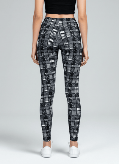 oolala Leggings Midnight Cabin Plaid Midnight Cabin Plaid
