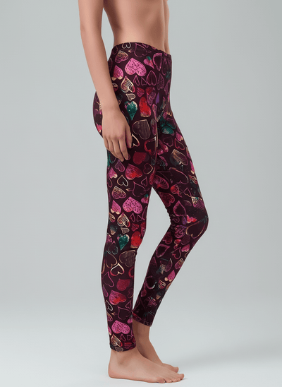 oolala Leggings Midnight Heartbeat Midnight Heartbeat
