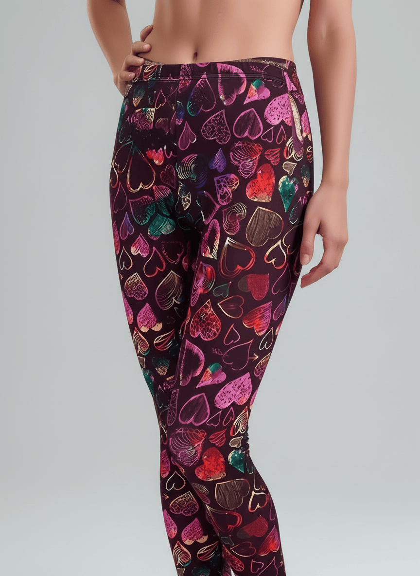oolala Leggings Midnight Heartbeat Midnight Heartbeat