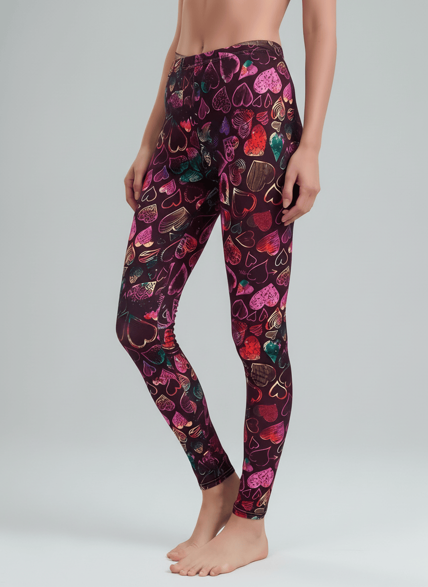oolala Leggings Midnight Heartbeat Midnight Heartbeat