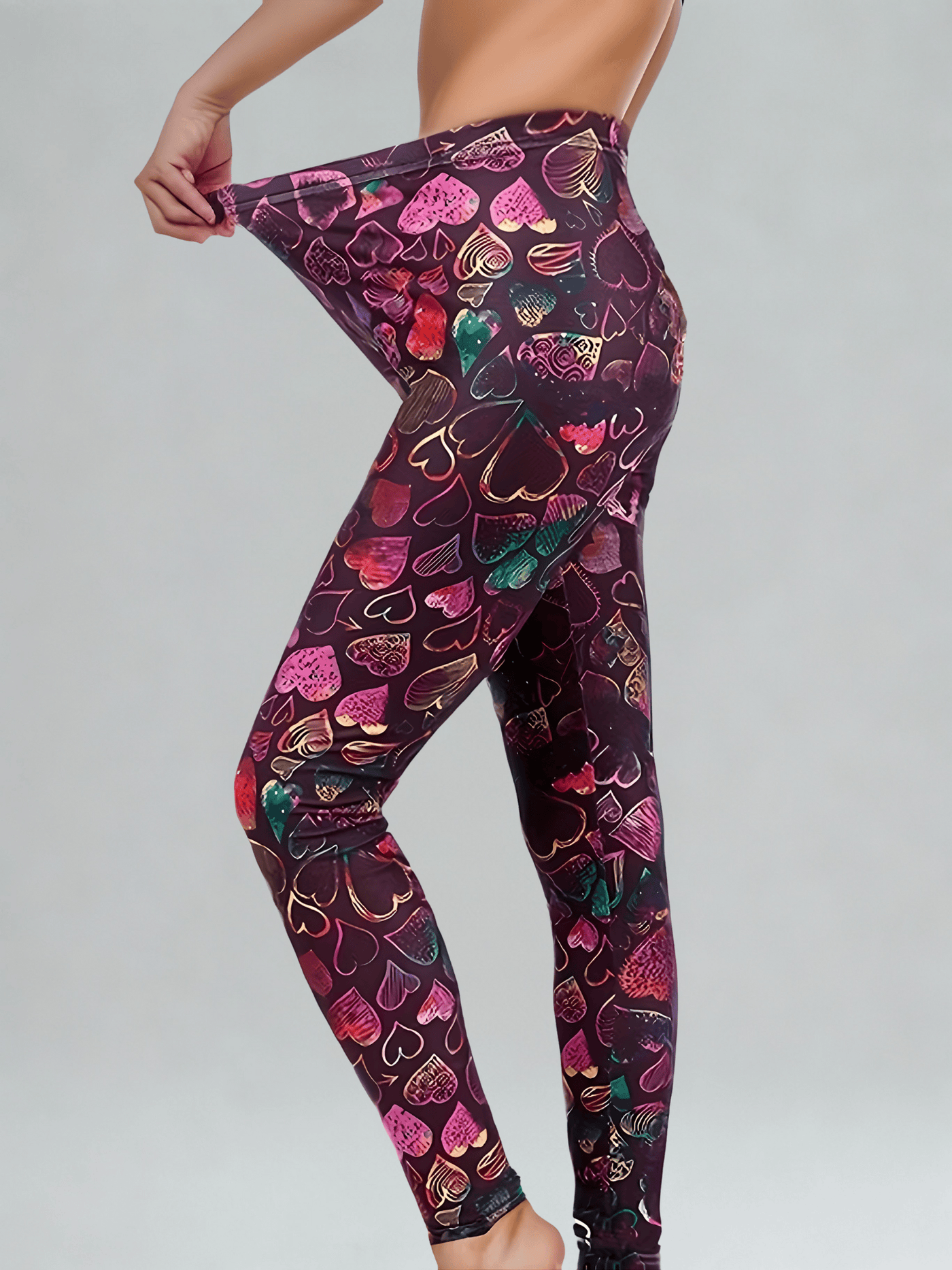 oolala Leggings Midnight Heartbeat Midnight Heartbeat