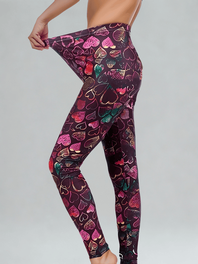 oolala Leggings Midnight Heartbeat Midnight Heartbeat
