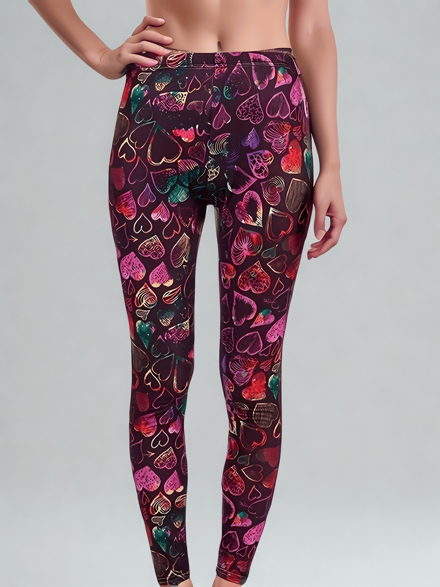 oolala Leggings Midnight Heartbeat Midnight Heartbeat