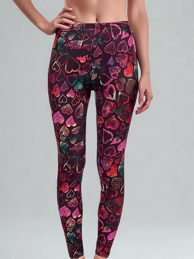 oolala Leggings Midnight Heartbeat Midnight Heartbeat