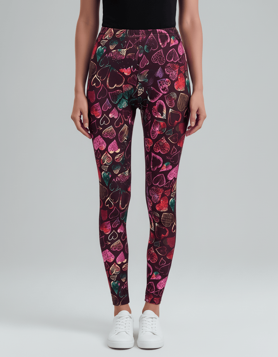 oolala Leggings Midnight Heartbeat Midnight Heartbeat