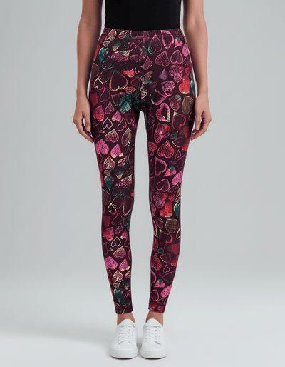 oolala Leggings Midnight Heartbeat Midnight Heartbeat