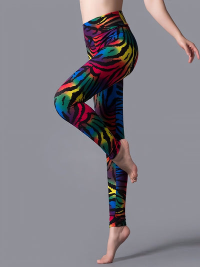 oolala Leggings Neon Safari Yoga Band Neon Safari Yoga Band