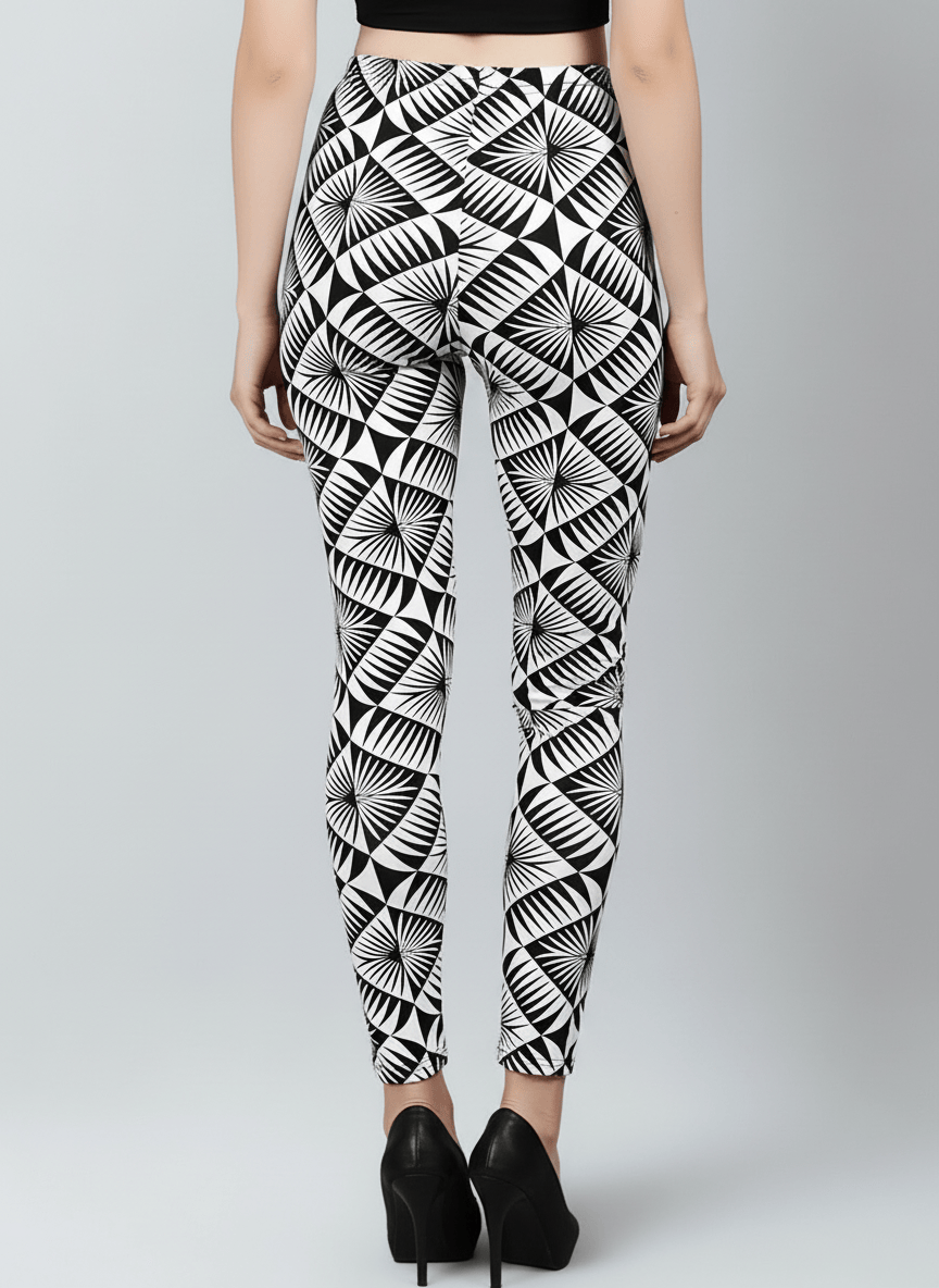 oolala Leggings Optic Grid Edge Optic Grid Edge