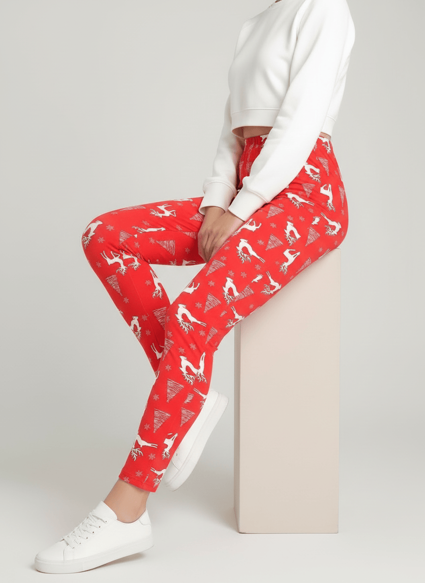 oolala Leggings Reindeer Cheer Reindeer Cheer