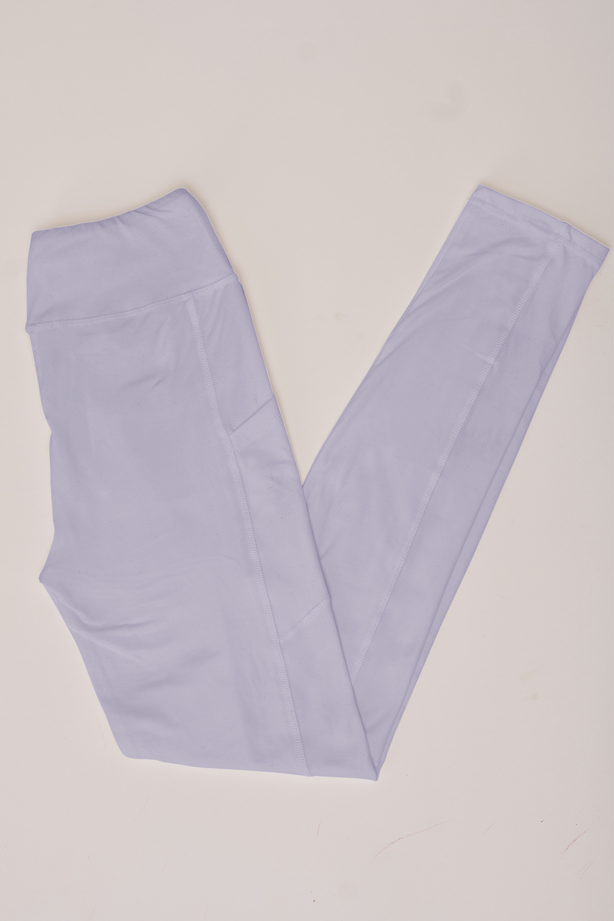 oolala Leggings Solid Light Purple with Pockets 🦋 oolala ButterflySoft™ | Solid Light Purple with Pockets Women's Leggings