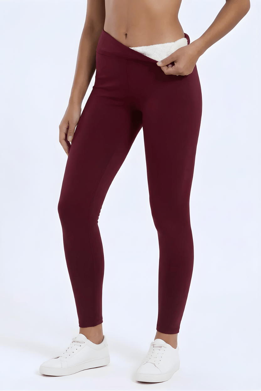 oolala Leggings TeddySherpa™ Ultra-Cozy High-Rise Yoga Band TeddySherpa™ Ultra-Cozy Leggings | Plush Sherpa-Lined Warmth | oolala