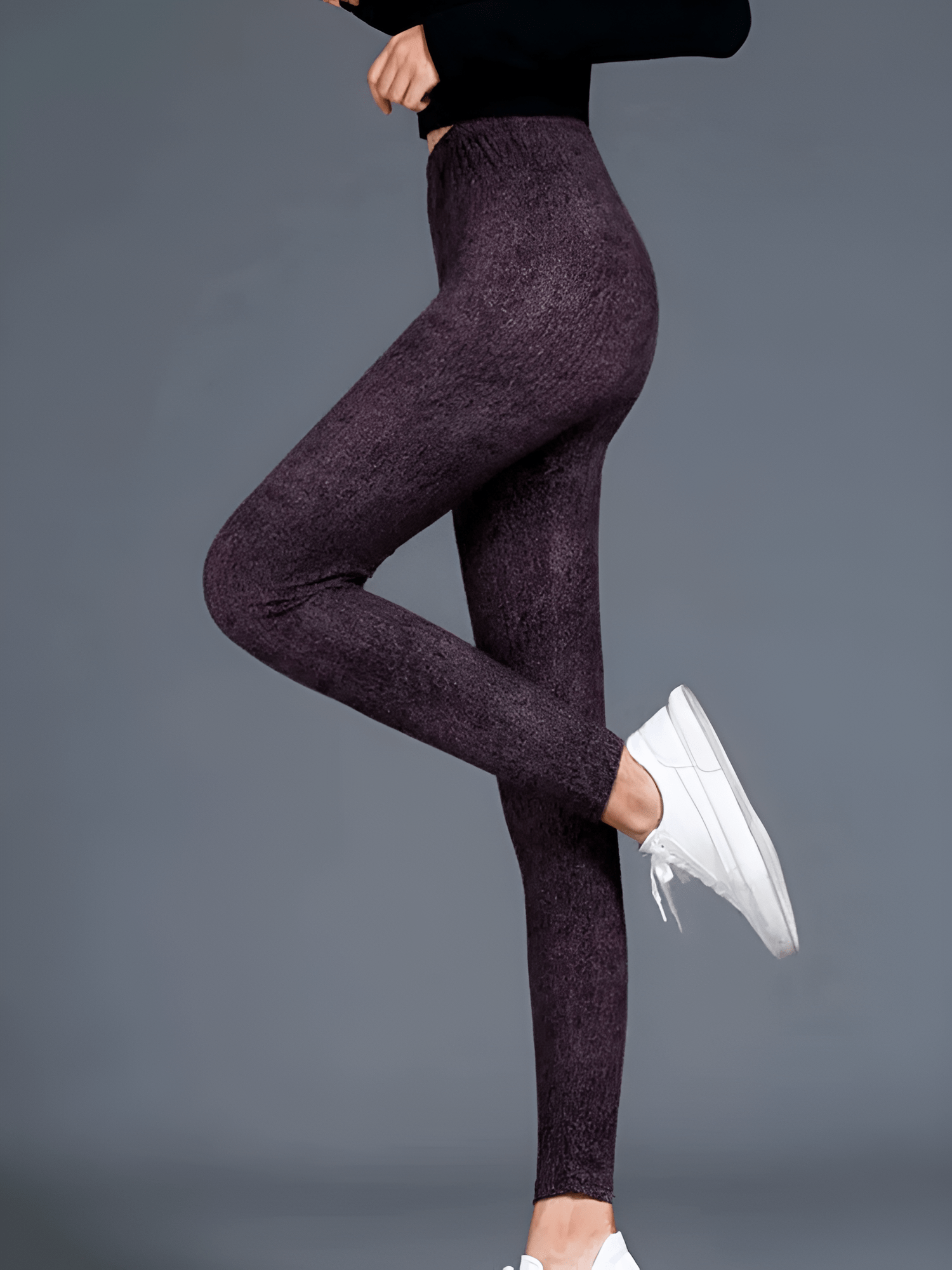oolala S (0-4) / Plum Black The Drape Legging The Drape Legging