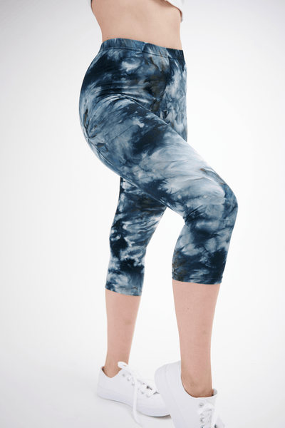 oolala Capri Ice Storm Capri 🦋 oolala ButterflySoft™ | Ice Storm Capri Limited Edition Women's Leggings