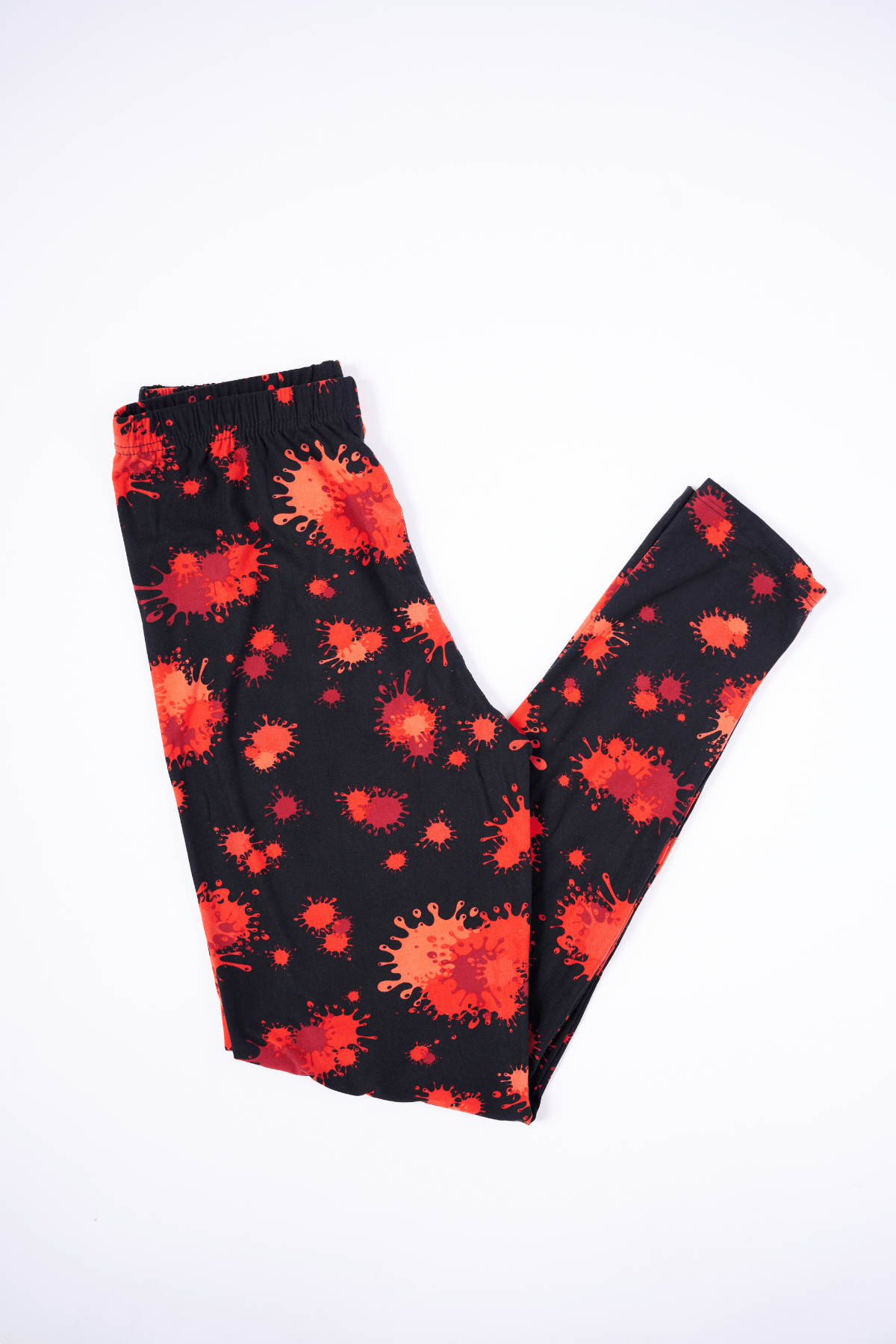 oolala Leggings Red Splatter 🦋 oolala ButterflySoft™ | Red Splatter Limited Edition Women's Leggings