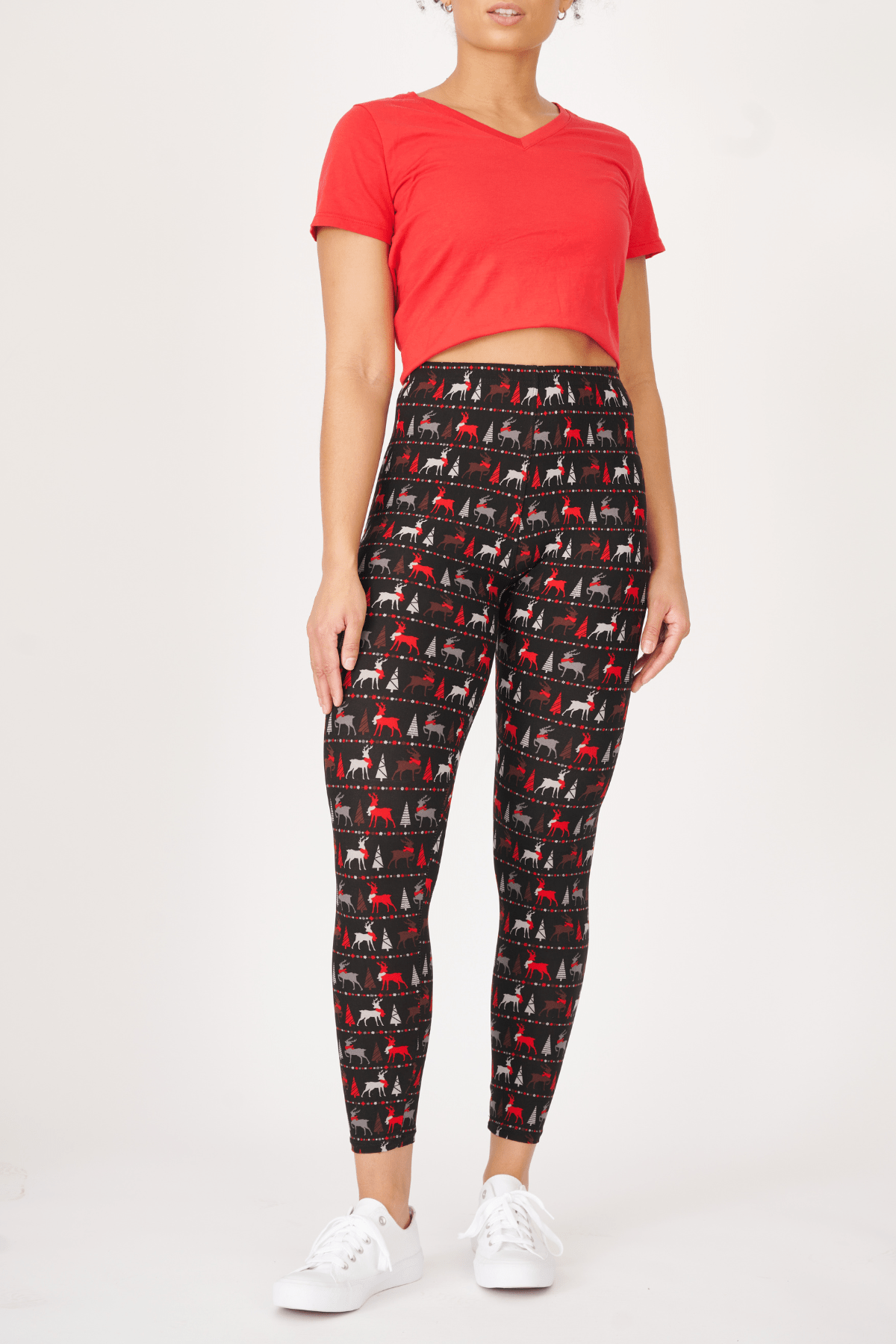 oolala Leggings Reindeer Paradise 🦋 oolala ButterflySoft™ | Reindeer Paradise Limited Edition Women's Leggings