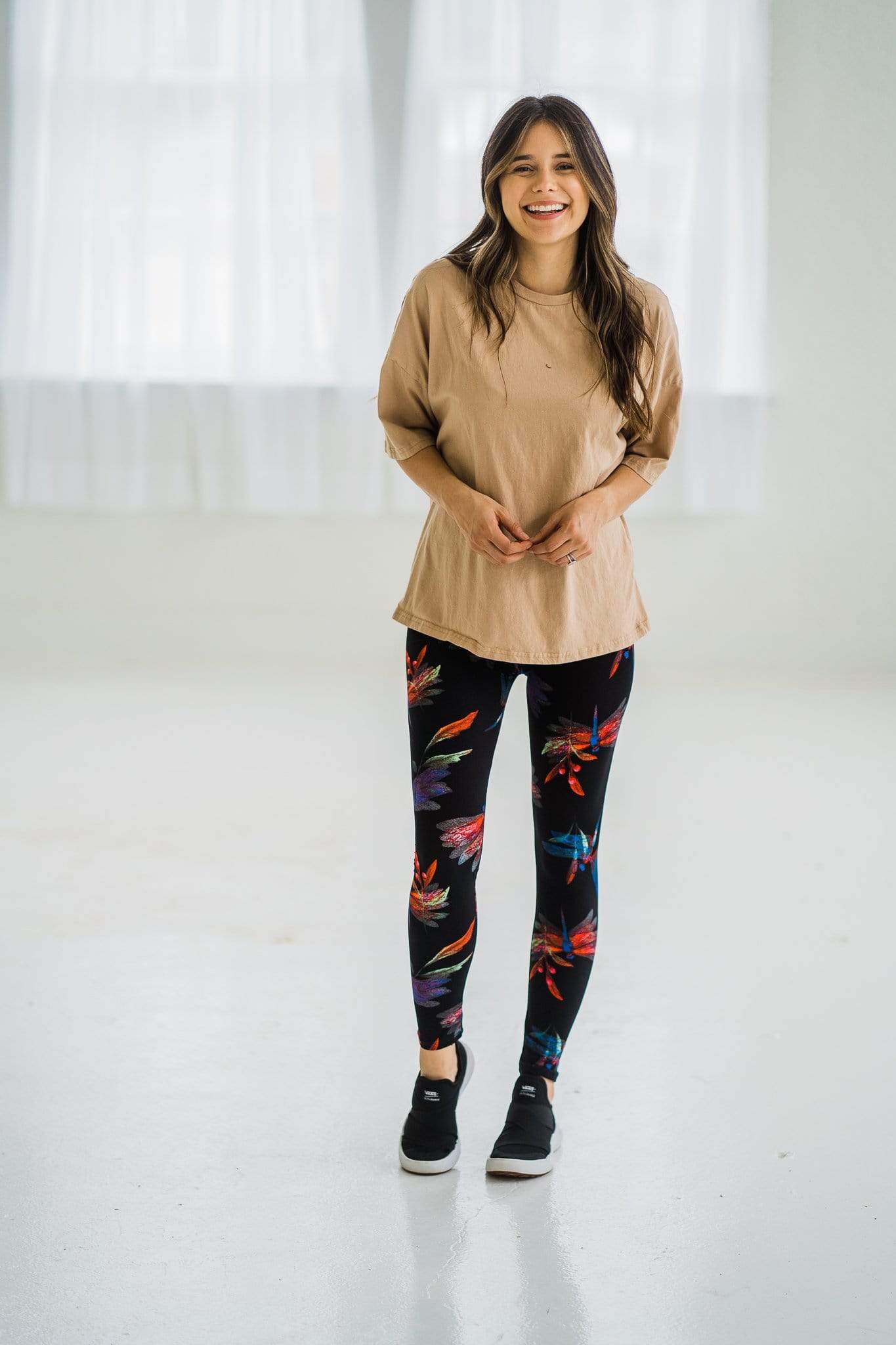 OxLaLa Leggings Dragonfly Paradise with Yoga Band Dragonfly Paradise with Yoga Band - Soft, comfortable leggings. Beautiful designs and patterns. 